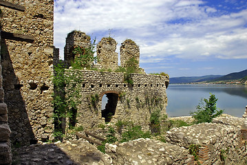 Image showing Details of Golubac fortress in Serbia