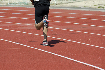 Image showing track runner