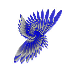 Image showing spiral feathers