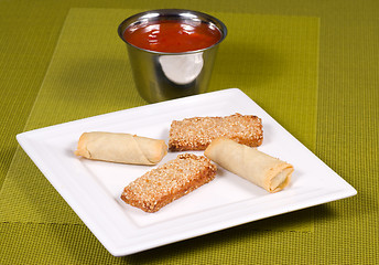 Image showing Chinese appetizers
