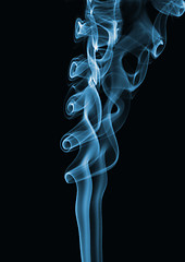 Image showing blue smoke