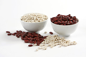 Image showing red and white beans