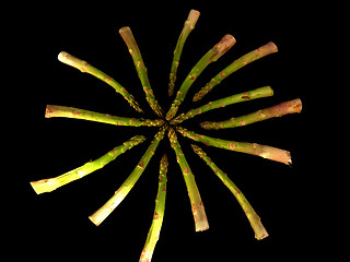 Image showing Asparagus Vortex