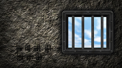 Image showing prison window