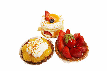 Image showing Pastry, cake isolated on a white background