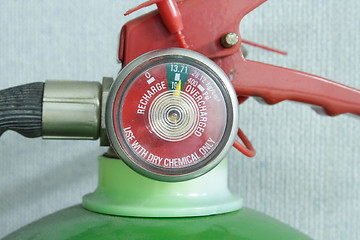 Image showing Fire Extinguisher Guage