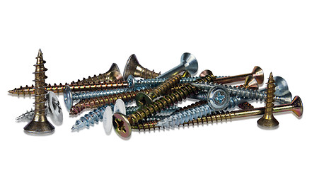 Image showing pile of screws