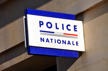 Image showing french police