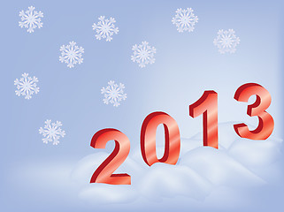 Image showing new year 2013