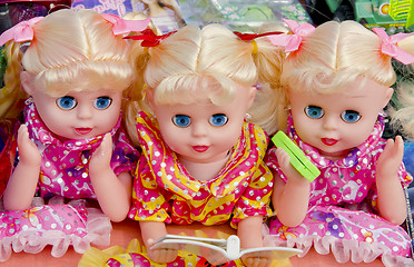 Image showing Dolls trinity.