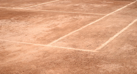 Image showing tennis court