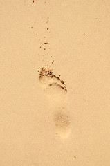 Image showing footprint