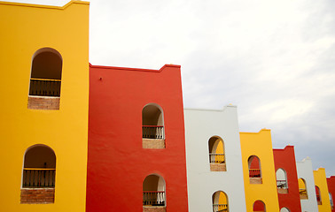 Image showing multicolorful building