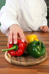 Image showing Color bellpeppers