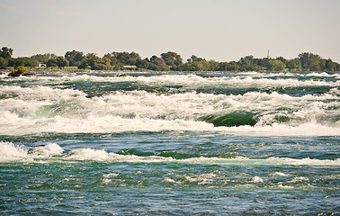 Image showing Niagara River at Niagara Falls