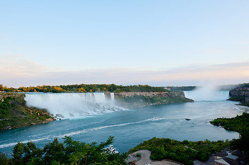 Image showing American and Canadian Falls at Niagara 