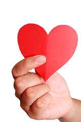 Image showing Hand and Heart