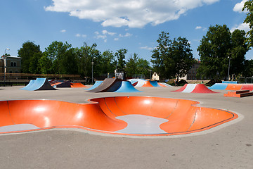 Image showing Empty skatepark