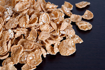 Image showing Cereal - wholegrain oat and wheat flakes