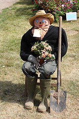 Image showing scarecrow contest of all forms in France