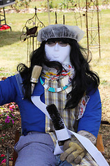 Image showing scarecrow contest of all forms in France