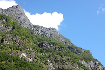 Image showing mountainside in Norway in the spring