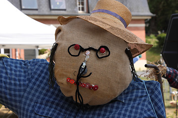 Image showing scarecrow contest of all forms in France