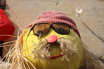 Image showing scarecrow contest of all forms in France