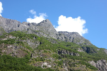 Image showing mountainside in Norway in the spring