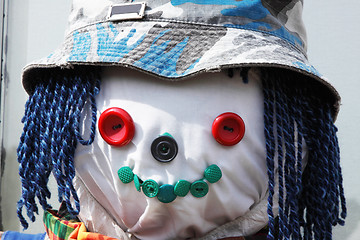 Image showing scarecrow contest of all forms in France