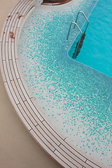 Image showing stairs swimming pool on a cruise ship