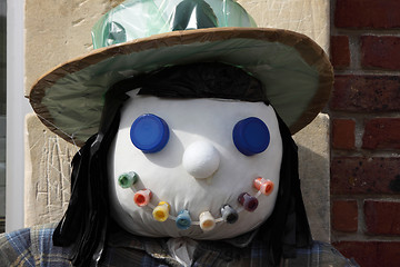 Image showing scarecrow contest of all forms in France