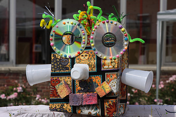 Image showing scarecrow contest of all forms in France