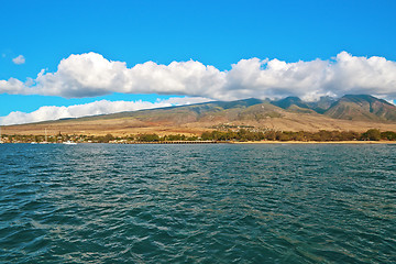 Image showing Maui Island Hawaii ocean shore Near Lahaina Town