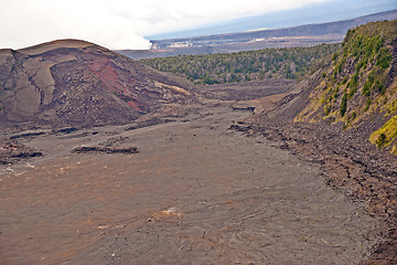 Image showing Kilauea Volcano on Big Island of Hawaii