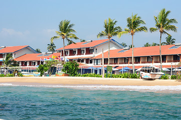 Image showing Resort on the beach