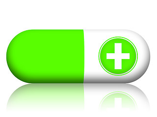 Image showing  Green Pill