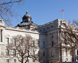 Image showing Facade of Library of Congress Washington DC