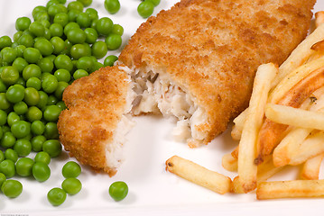 Image showing Fish and chips