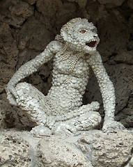 Image showing ape sculpture