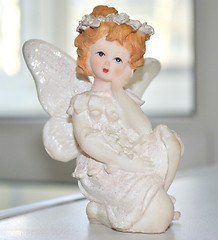 Image showing Porcelain figure of the little girl