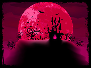 Image showing Halloween poster background. EPS 8