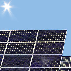 Image showing solar energy for electricity generation