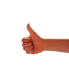 Image showing thumb up