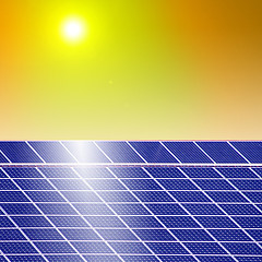 Image showing solar panels power