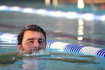 Image showing swimming