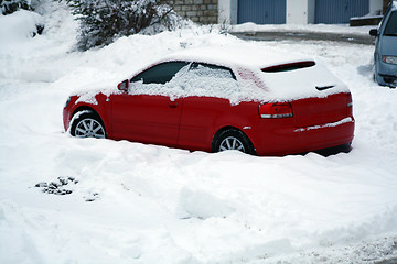 Image showing car in snow