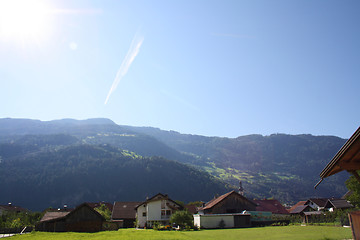 Image showing summer in the alpine village