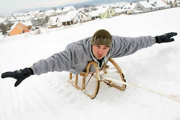 Image showing sleigh ride