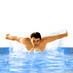Image showing good swimmer